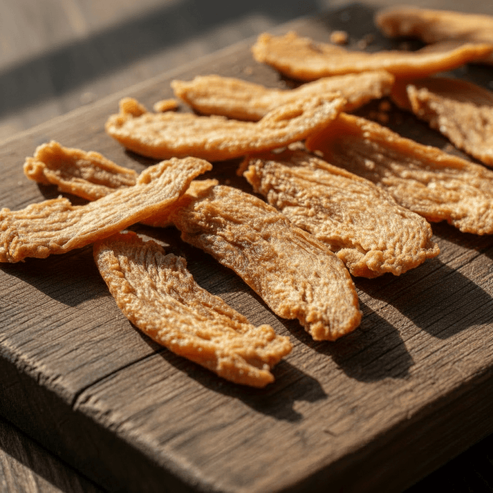 Dehydrated Thin Sliced Chicken - Totally Raw