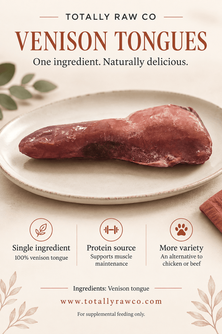 Venison Tongue - Totally Raw