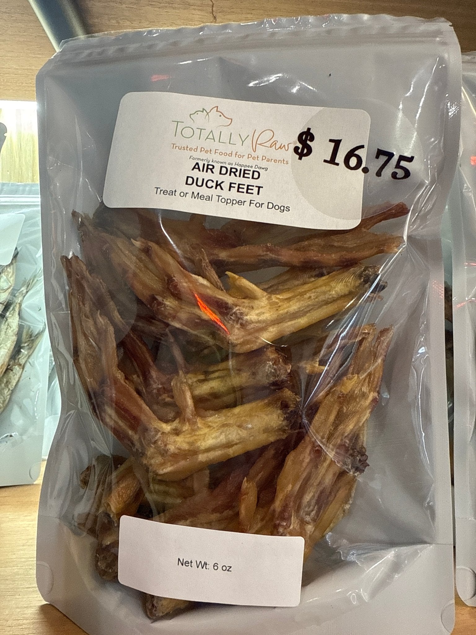 Air Dried Duck Feet - Totally Raw