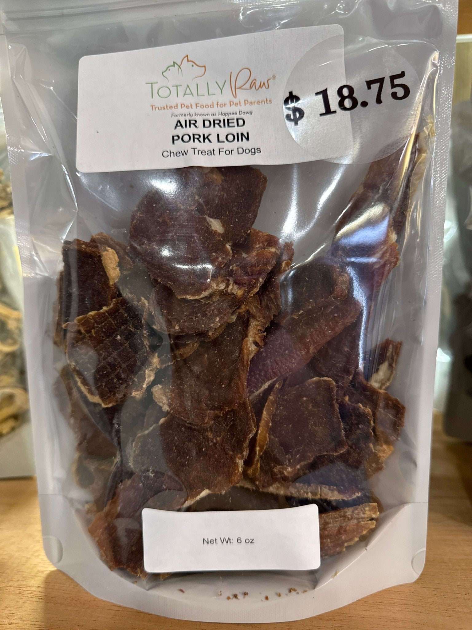 Air Dried Pork Loin - Totally Raw