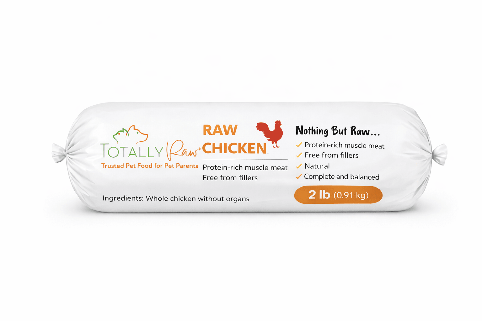 Antibiotic & Hormone Free Ground Chicken - Totally Raw