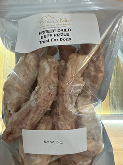 Freeze Dried Raw Beef Pizzle 6 oz - Totally Raw