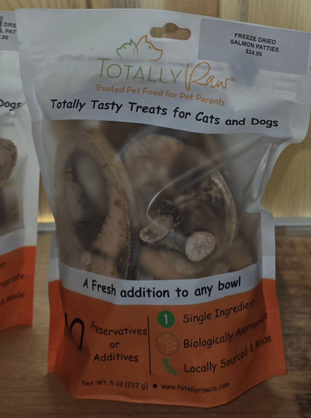 Freeze Dried Salmon Patties - Totally Raw